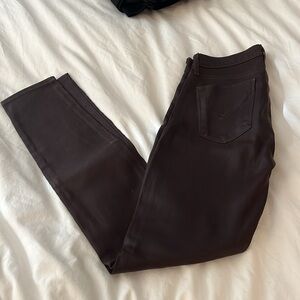HUDSON: Brown Krista Super Skinny Low-Rise  Jeans